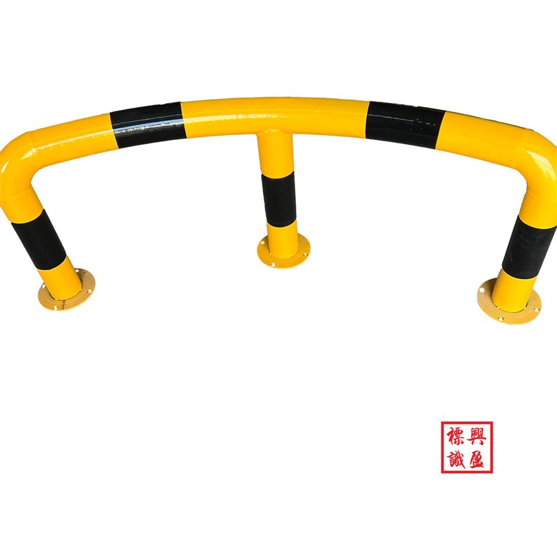 速发加油站钢管护栏隔离栏1600mm工业停车场防撞栏杆厚壁安全护栏