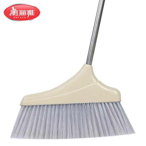 速发美丽不塑料丝扫生雅锈钢杆扫帚家务单笤帚卫把间扫地粘头发家