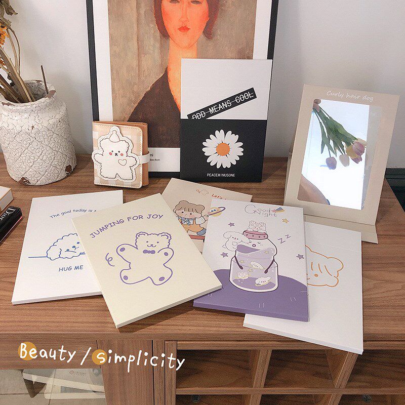 速发生舍妆台小宿子大号台式化妆镜折叠可爱便携镜梳桌面可立学涛