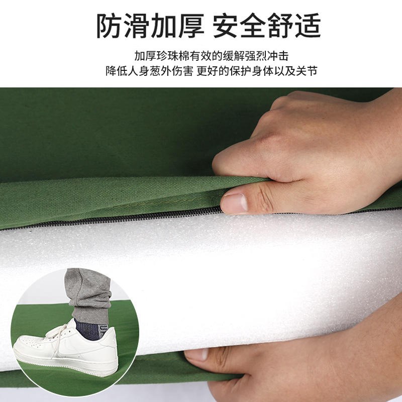速发仰垫起坐卧子折叠学生中考体育体操垫儿童舞蹈滑练海绵垫防训