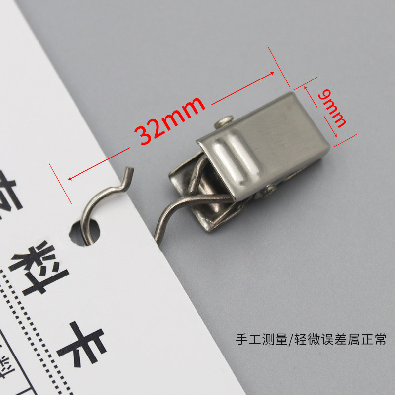 速发仓库物料卡夹子材料吊牌卡片夹标示卡库存卡悬挂置物架带挂钩