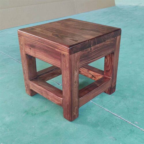 速发老榆木长方形木凳四方凳简约实木铺面矮凳木板凳坐凳加固家用