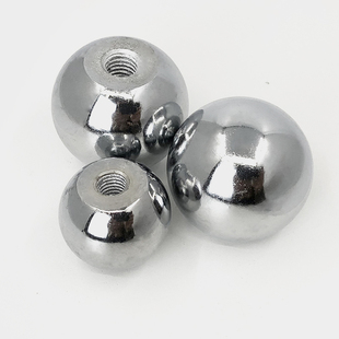 速发04不锈钢球头螺牙球型心帽实内铁圆球内丝螺母摇杆握把
