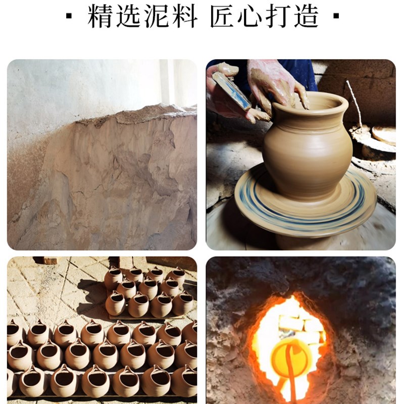 速发罐工云南粗陶侧把烤茶罐烤奶罐土陶茶道杯煮公壶手罐茶煮理定