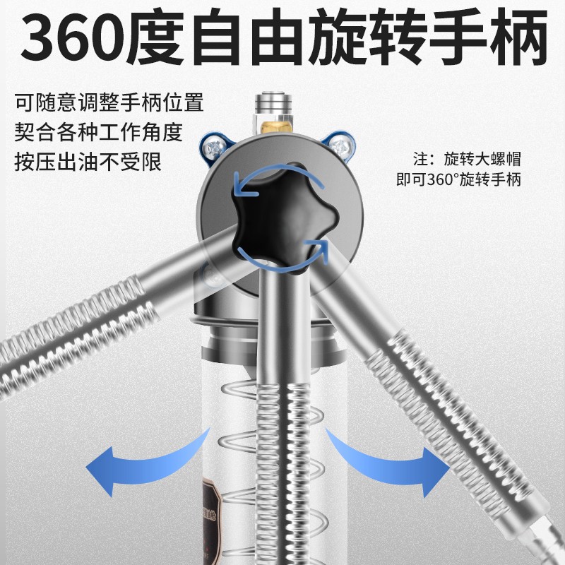 速发气动黄油枪挖掘机打牛油抢高压神器注油器全自动小型润滑黄油
