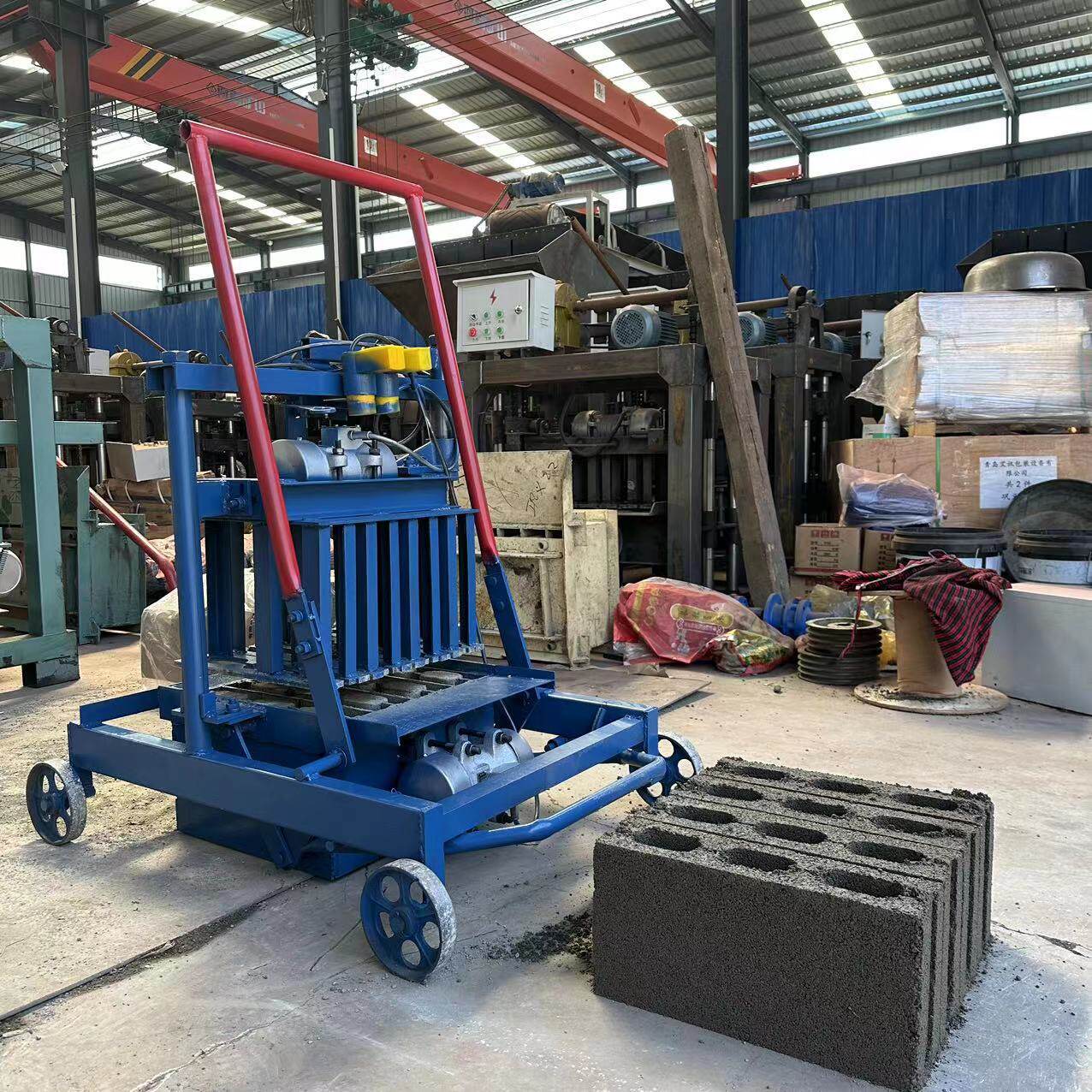 小型家用打砖机手动水泥免烧砖制砖机建筑用混凝土砌块砖成型机