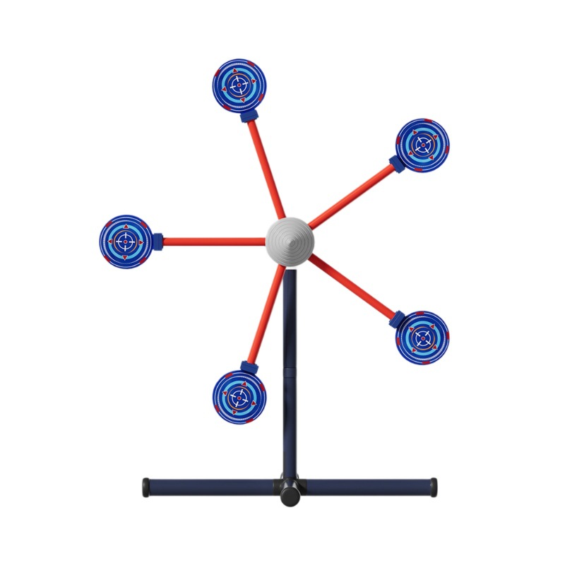 儿童益智玩具立式标靶盘射击射靶枪旋转电动靶子手枪打靶游戏男孩
