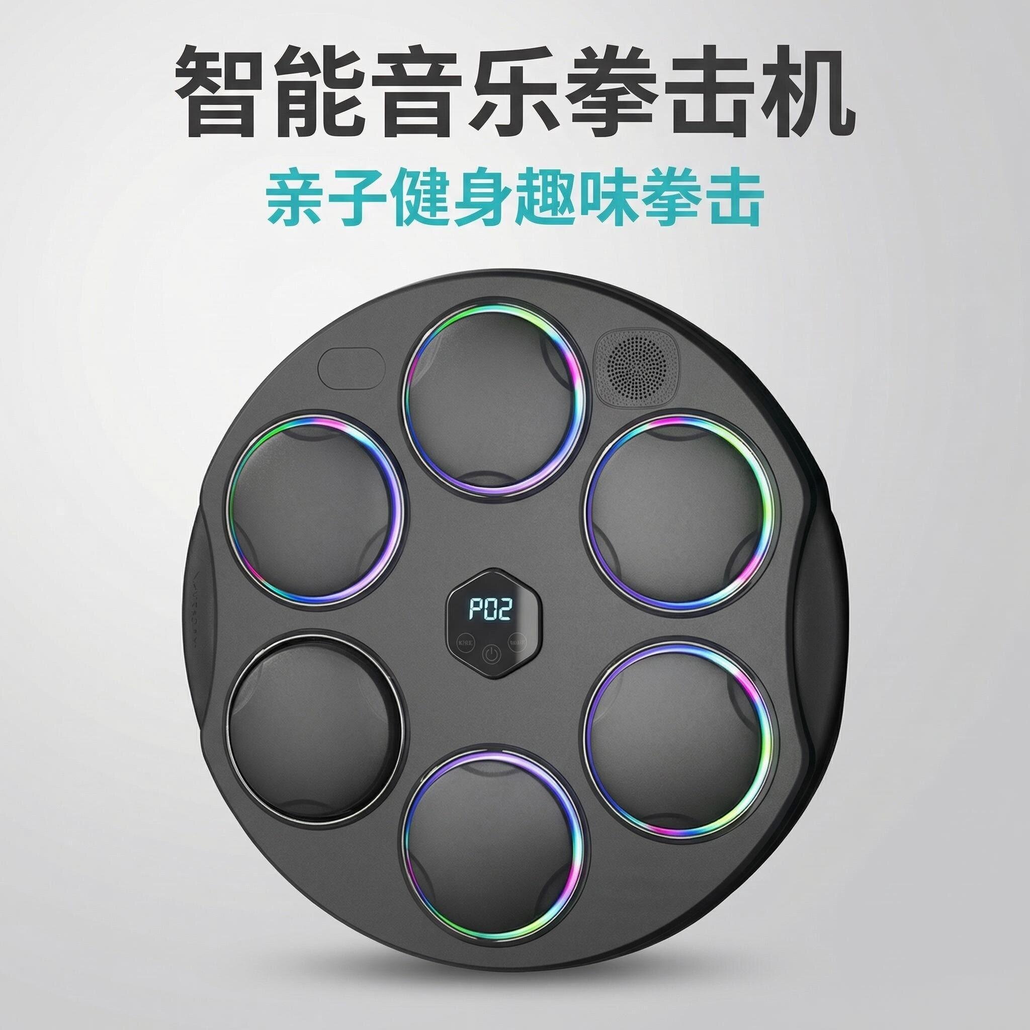 高保真音质蓝牙音乐儿童拳击机亲子运动玩具孩子礼物全家健身暴汗