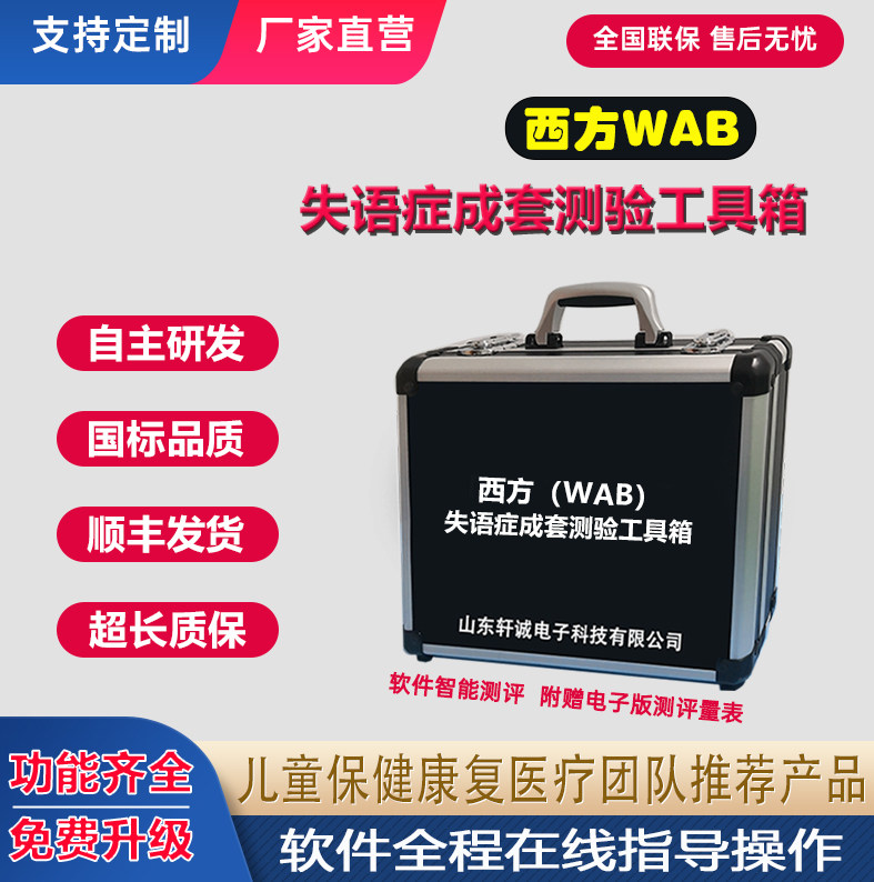 WAB西方失语成套测验评定工具箱西部失语症诊断语言障碍评估量表