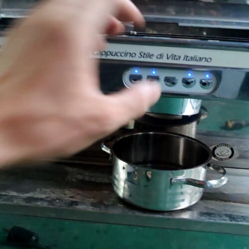 非标价飞马FAEMA E98 RE S/2 双头意式咖啡机一个塑料议价