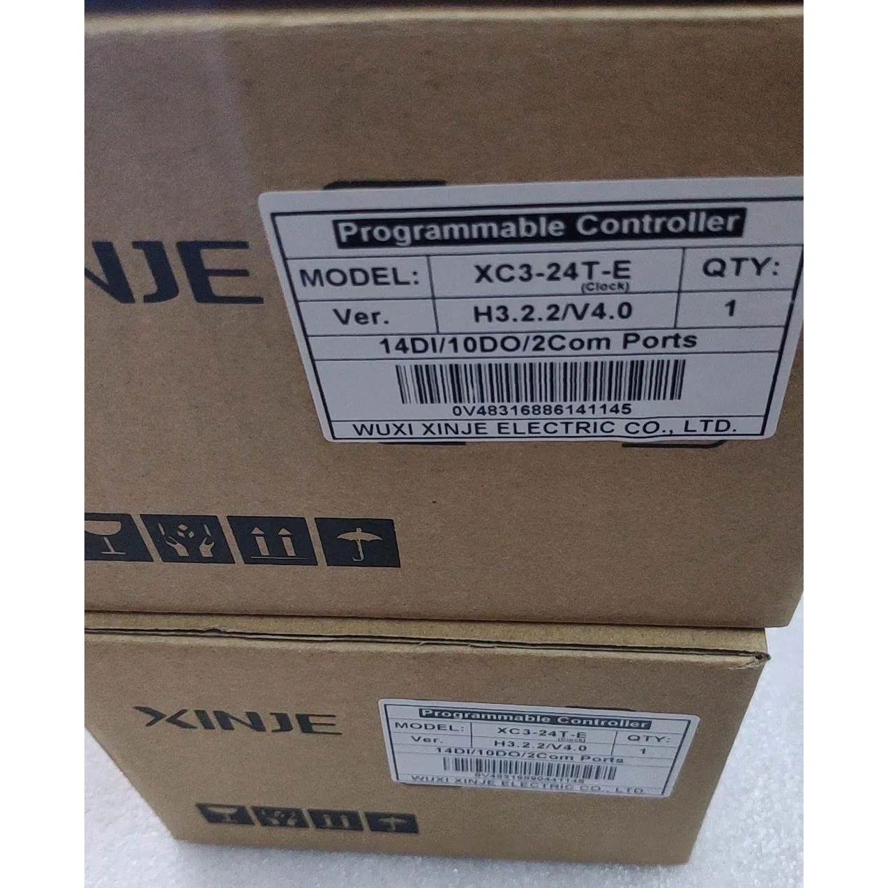 非标价信捷XC3-24T-E，2只，全新，实拍图 。功能包好，质保议价