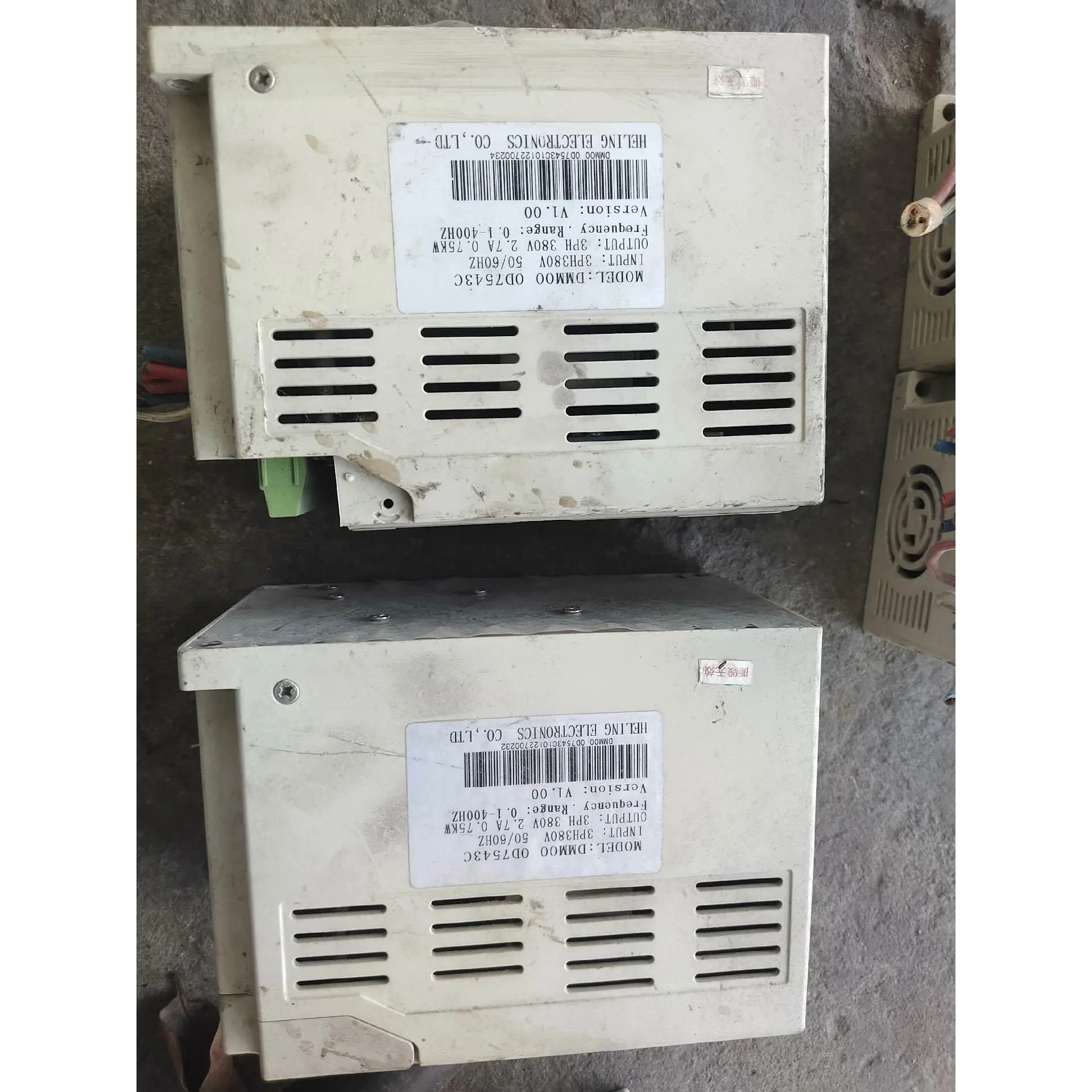 非标价拆机变频器 德玛01D543C 1.5kw 两个 0D754议价