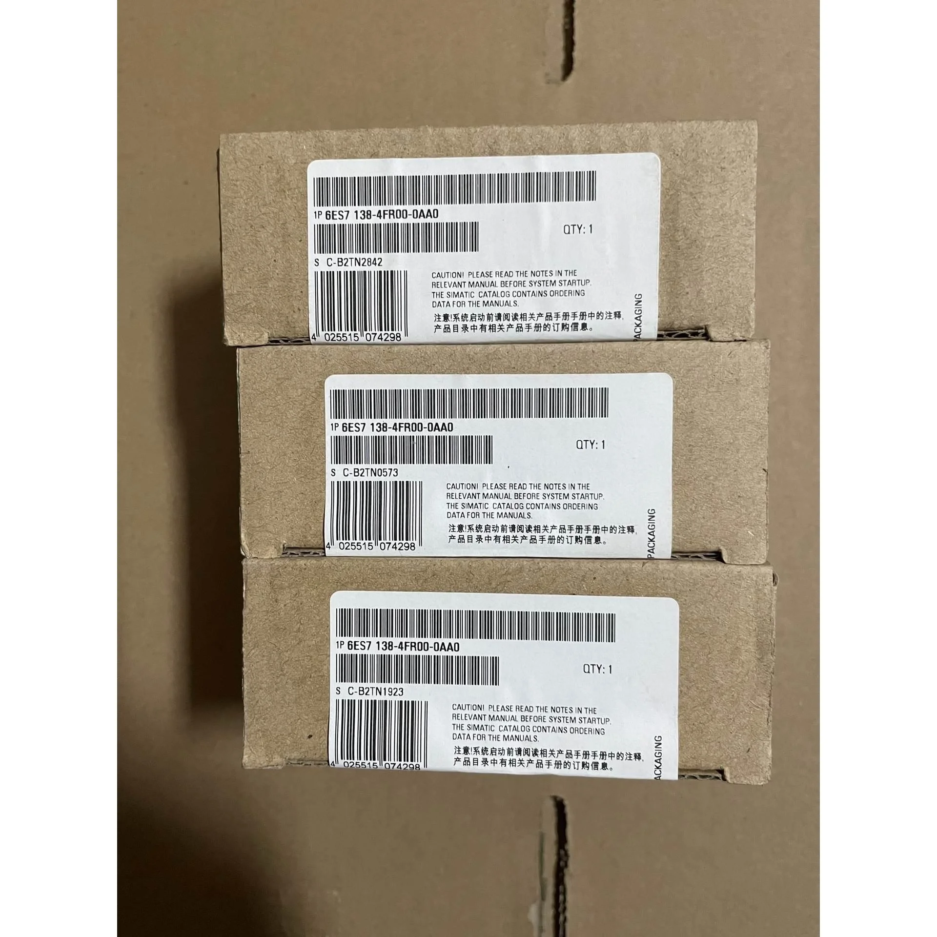 非标价西门子PLC模块 6ES7 138-4FR00-0AA0，全议价