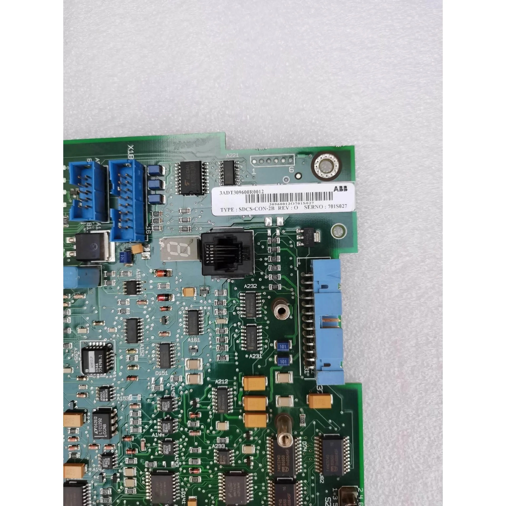 非标价ABB直流调速器主板SDCS-CON-2B REV:O，版本议价
