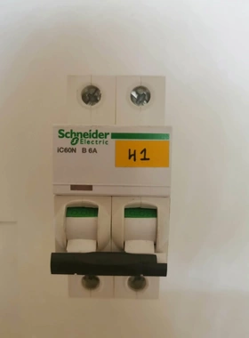 非标价施耐德iC60N 2P B6A ，微型断路器，拆机件，成色如议价