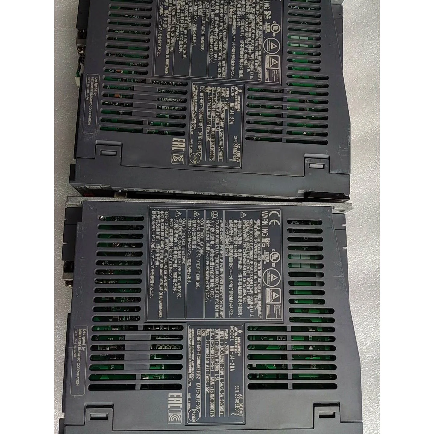 非标价三菱伺服驱动器MR-J4-20A，成色漂亮功能包好议价