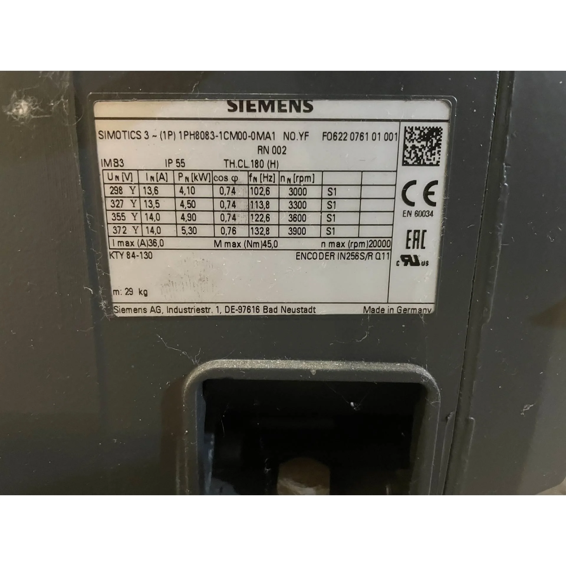 非标价1PH8083-1CM00-0MA1 西门子S120伺服电机议价