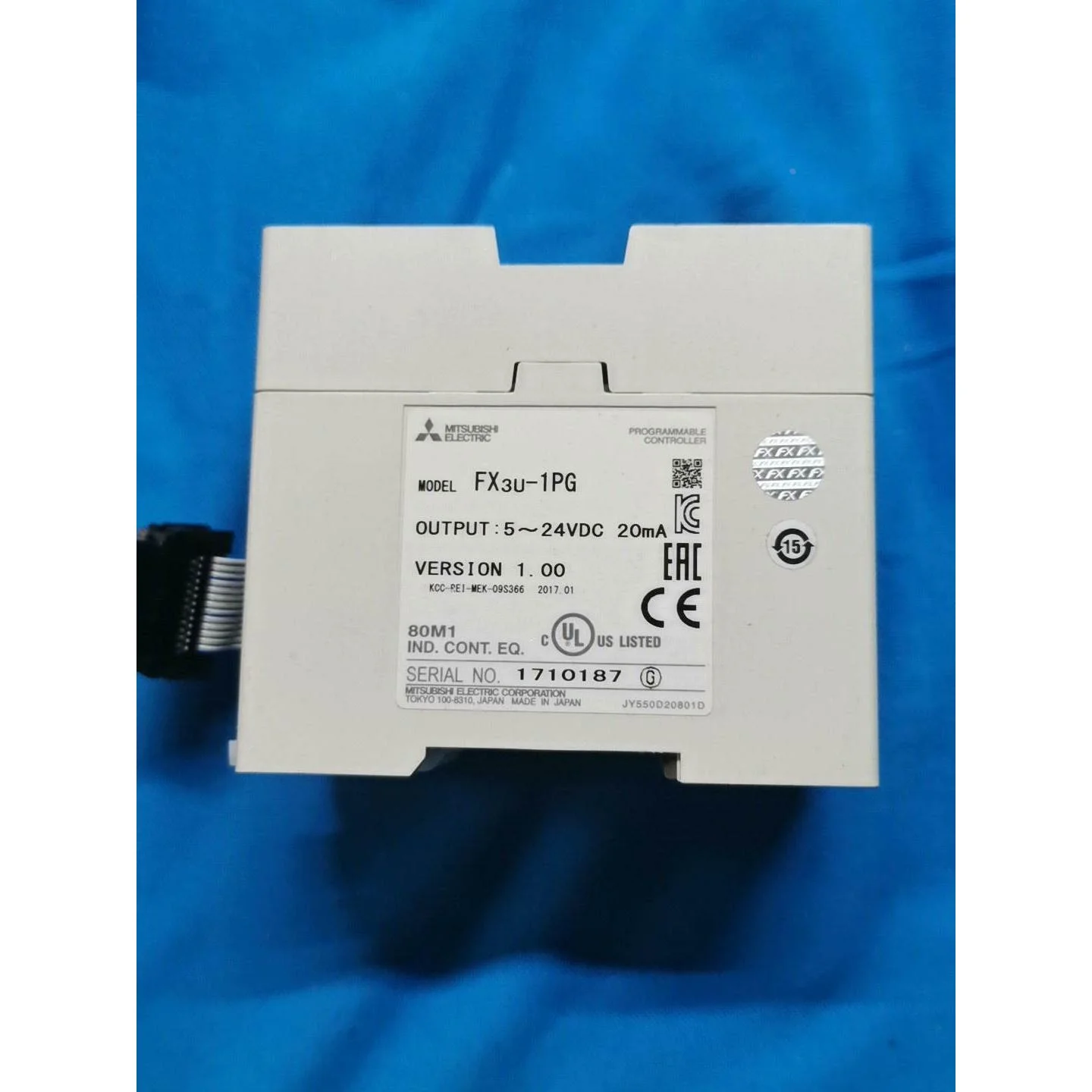 非标价三菱PLC模组FX3U-1PG 数量一个 实拍成色如图议价