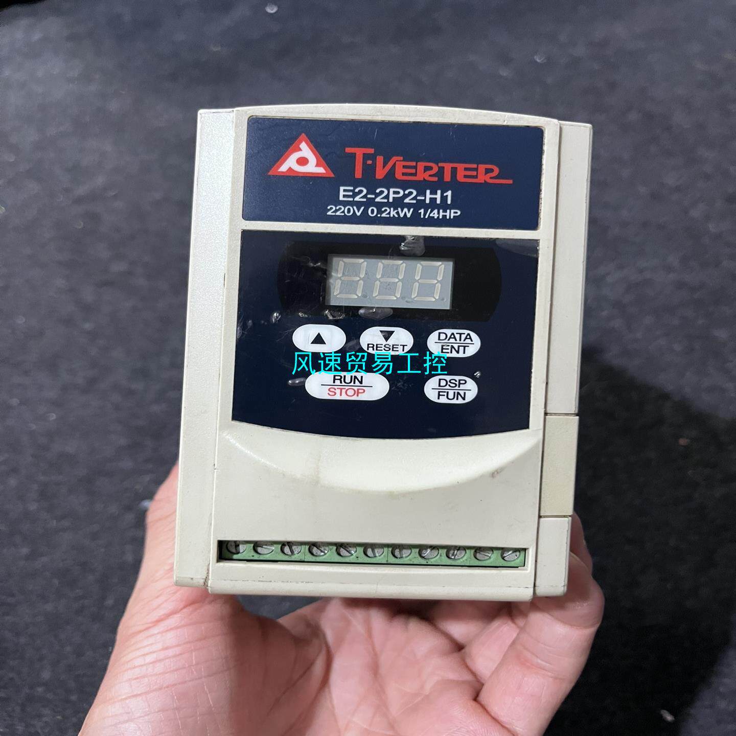 非标价台安E2变频器单相220V 02KW E2-2P2-H1成议价