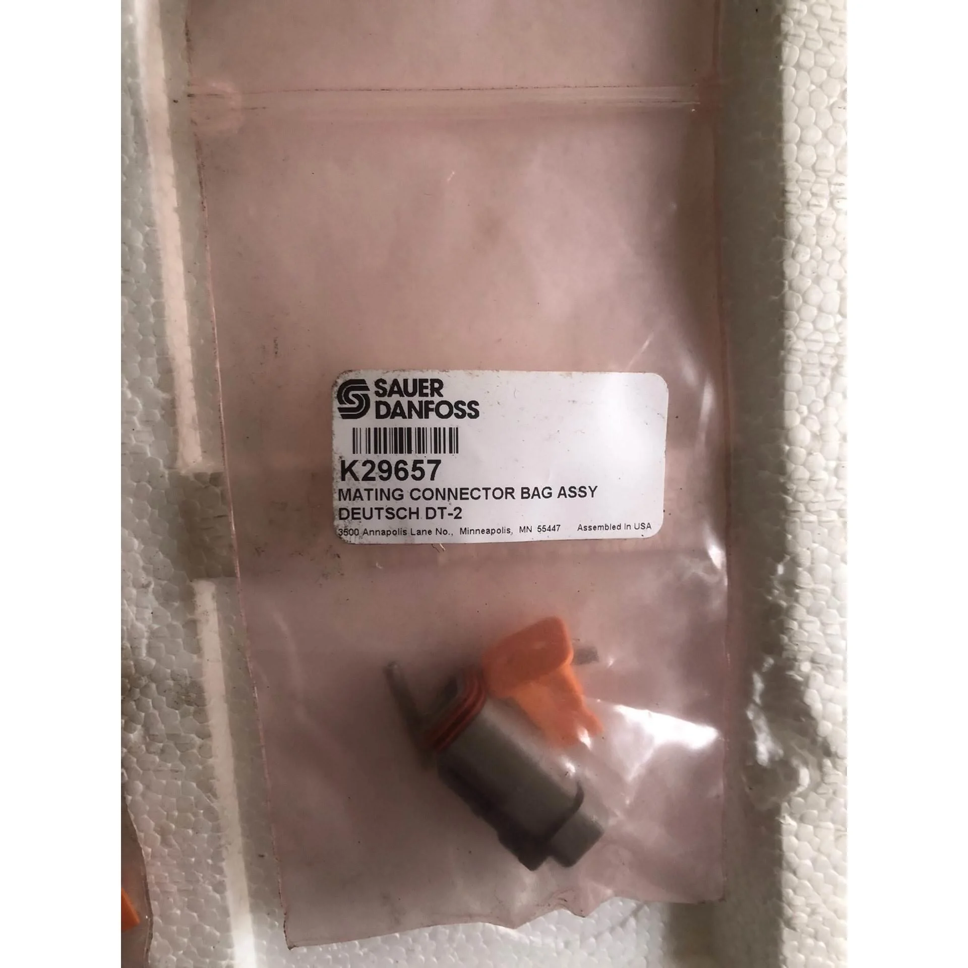 非标价原装进口全新SAUER DANFOSS萨奥 丹佛斯插头 K2议价