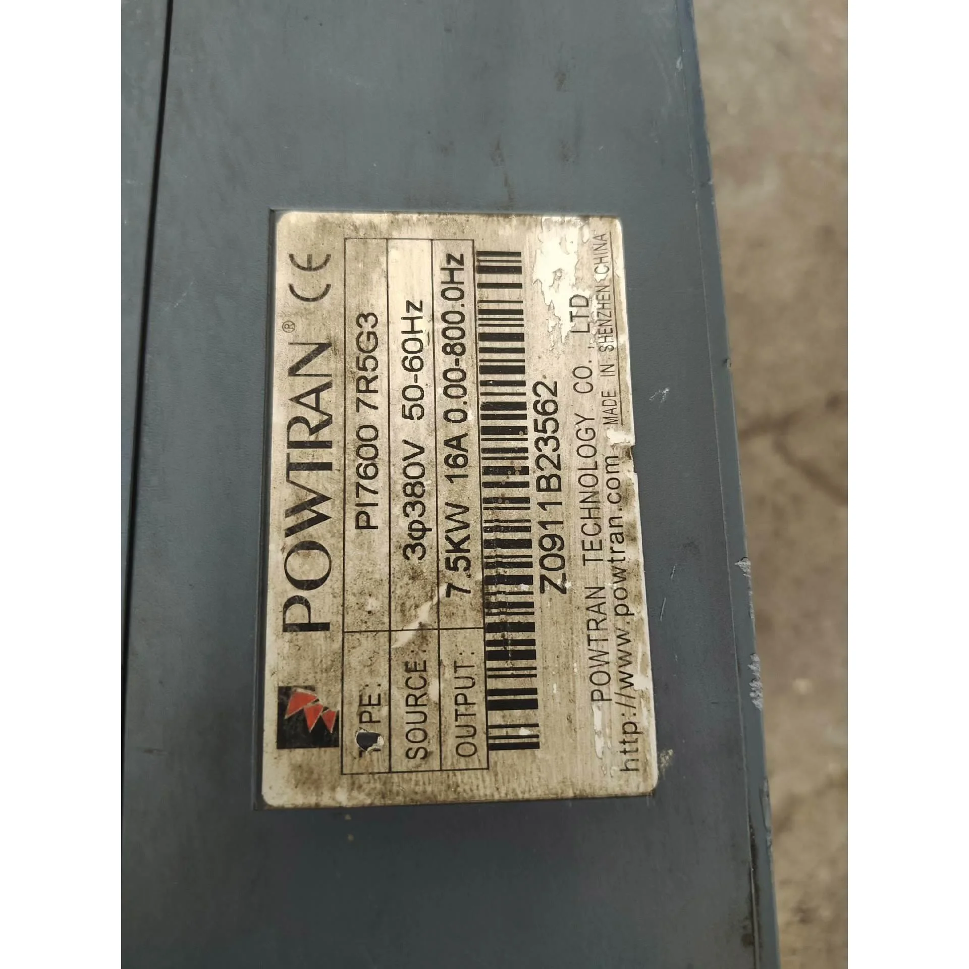 非标价普传变频器Pi7600 7R5G3 7.5kw变频器 正常使议价