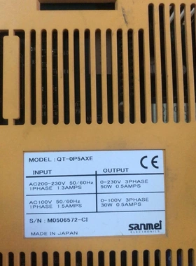 非标价日本三美驱动器Sanmei型号QT-OP5AXE，有一个！二议价