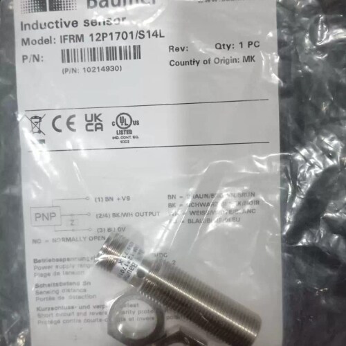 非标价Baumer堡盟电感式接近开关 IFRM 12P1701/S议价
