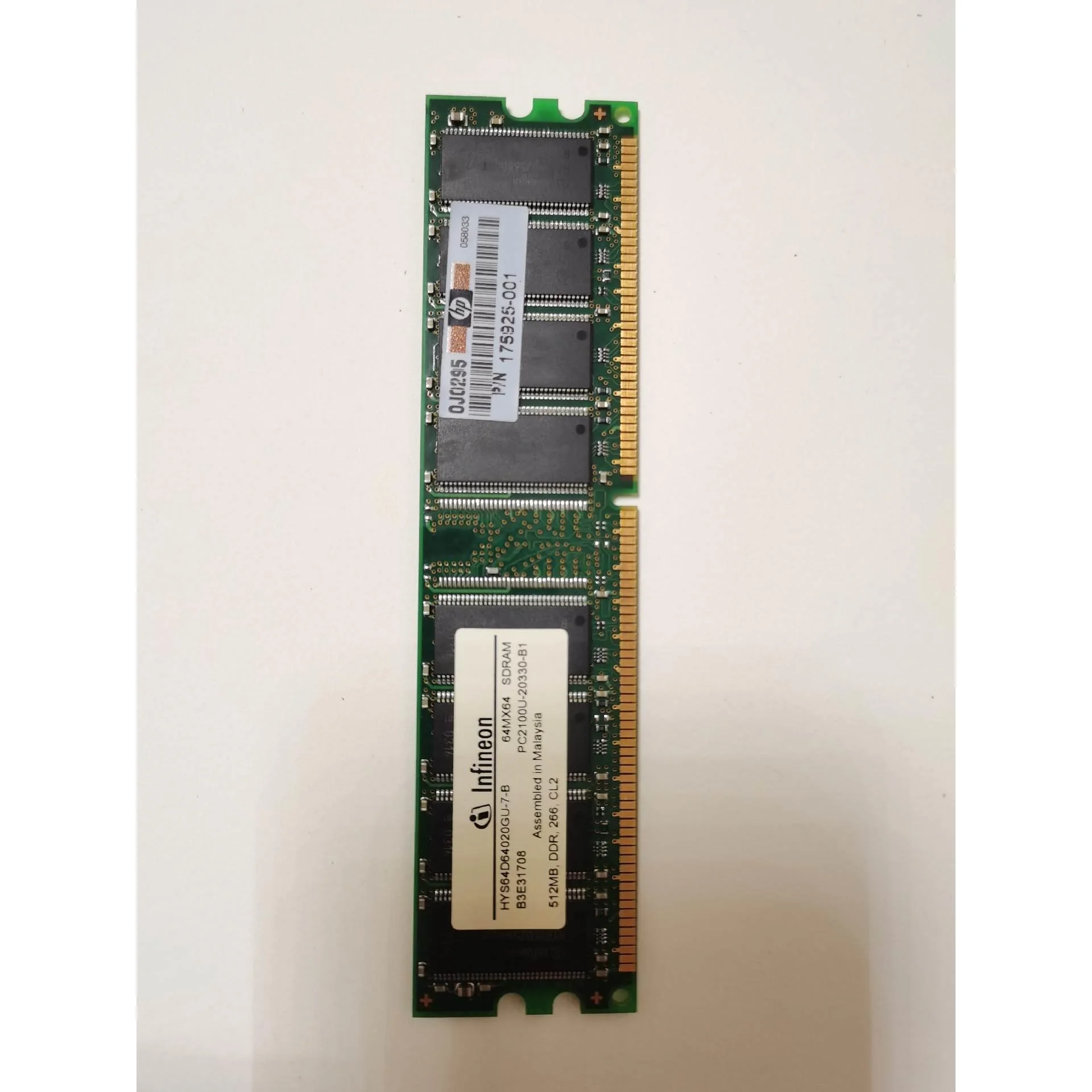 非标价英飞凌 Infineon 512M DDR 266 CL2议价