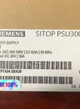 非标价全新正品6EP1434-2BA20 SlTOP PSU300议价