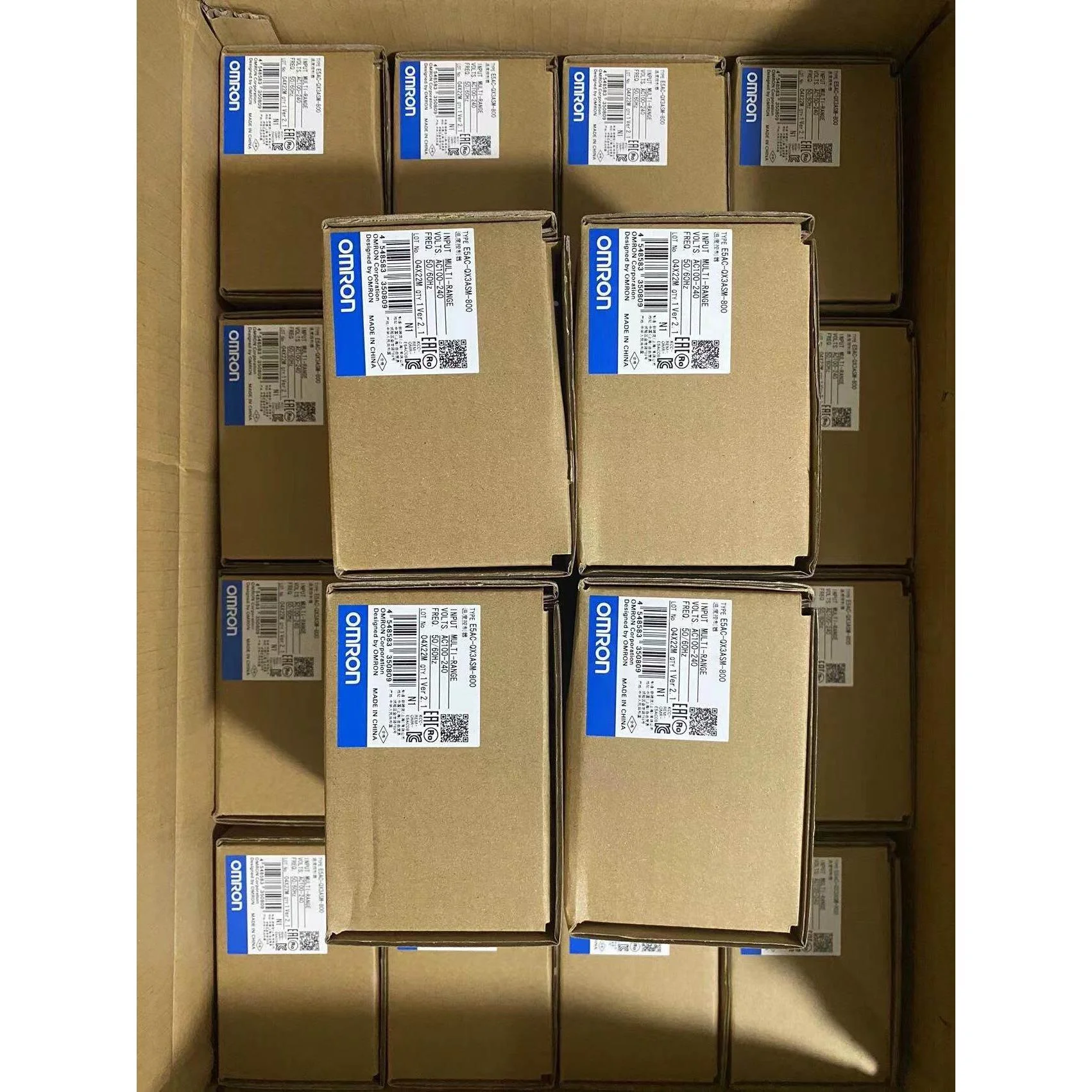 非标价欧姆龙温控器E5AC-QX3ASM-800，全新原装，202议价