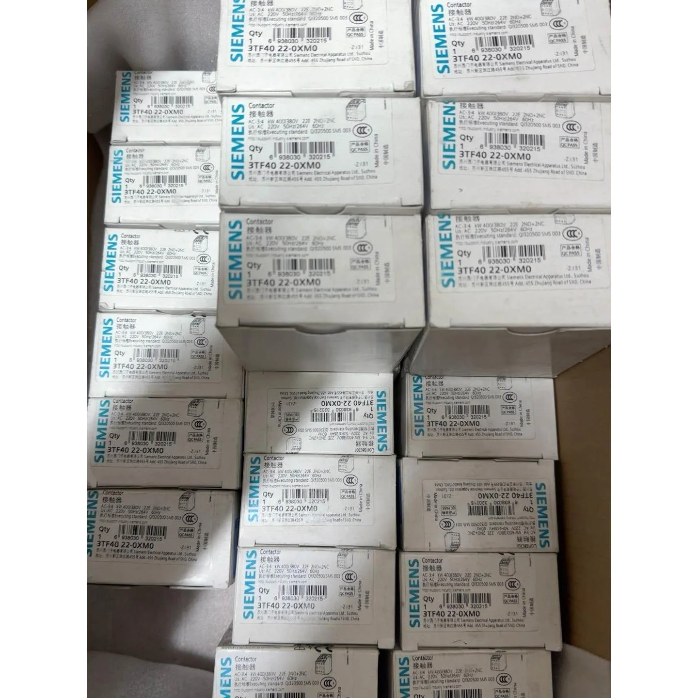 非标价西门子接触器 3TF4022-0XM0 全新原装正品议价