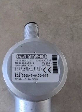 非标价CANNON压力传感器EDS3408-5-0400-047议价