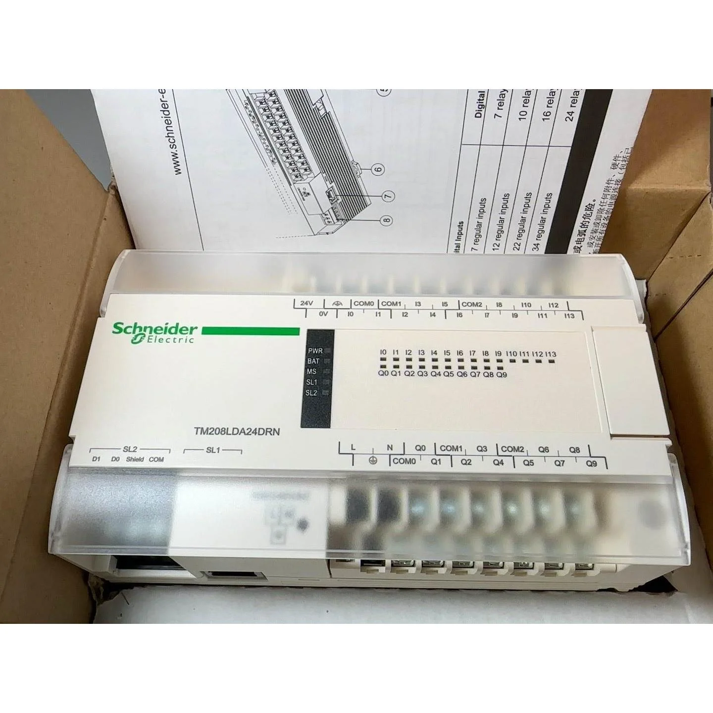 非标价施耐德全新原装TM208LDA24DRN，数量1个，单价56议价