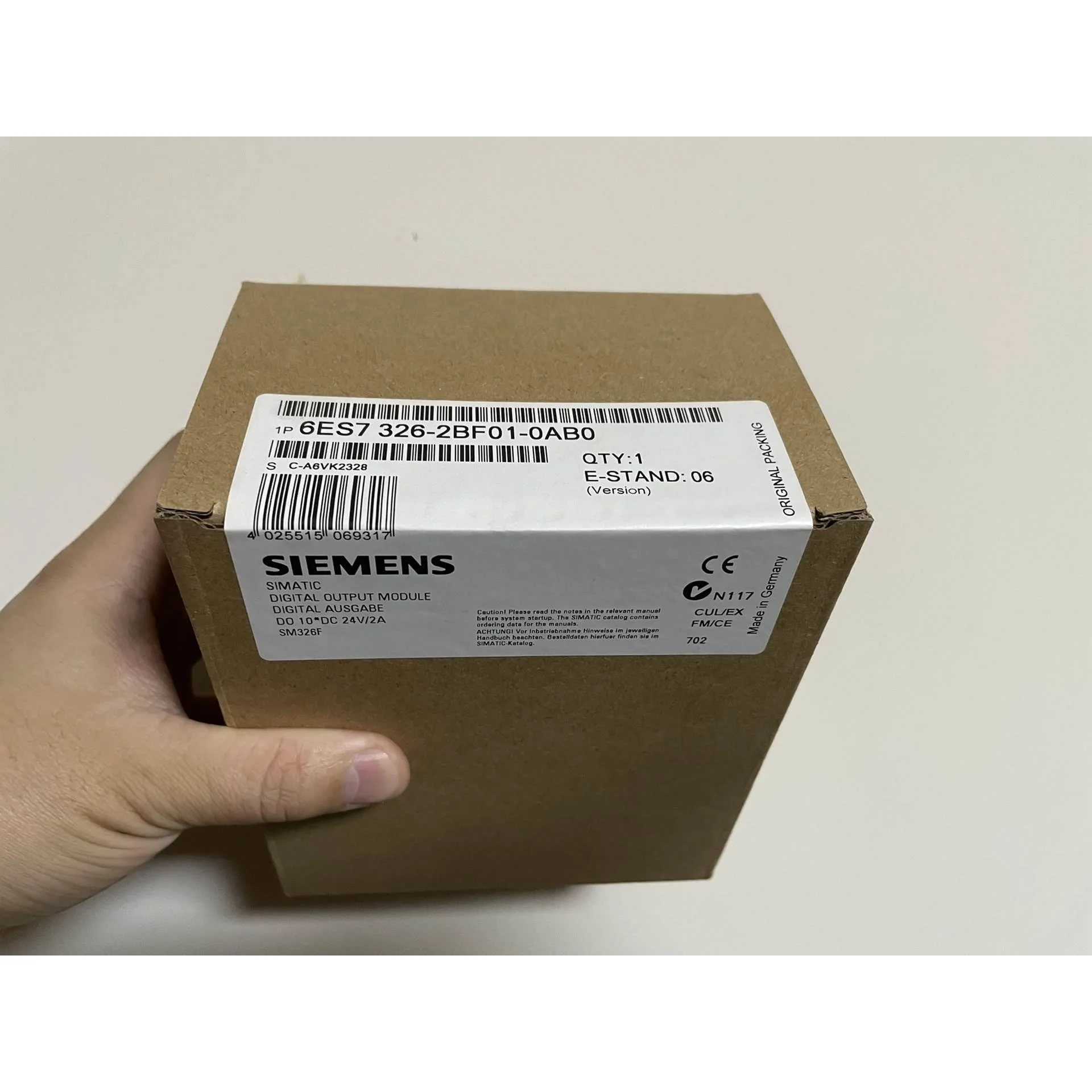 非标价6ES7 326-2BF01-0AB0 全新未拆封西门子PL议价