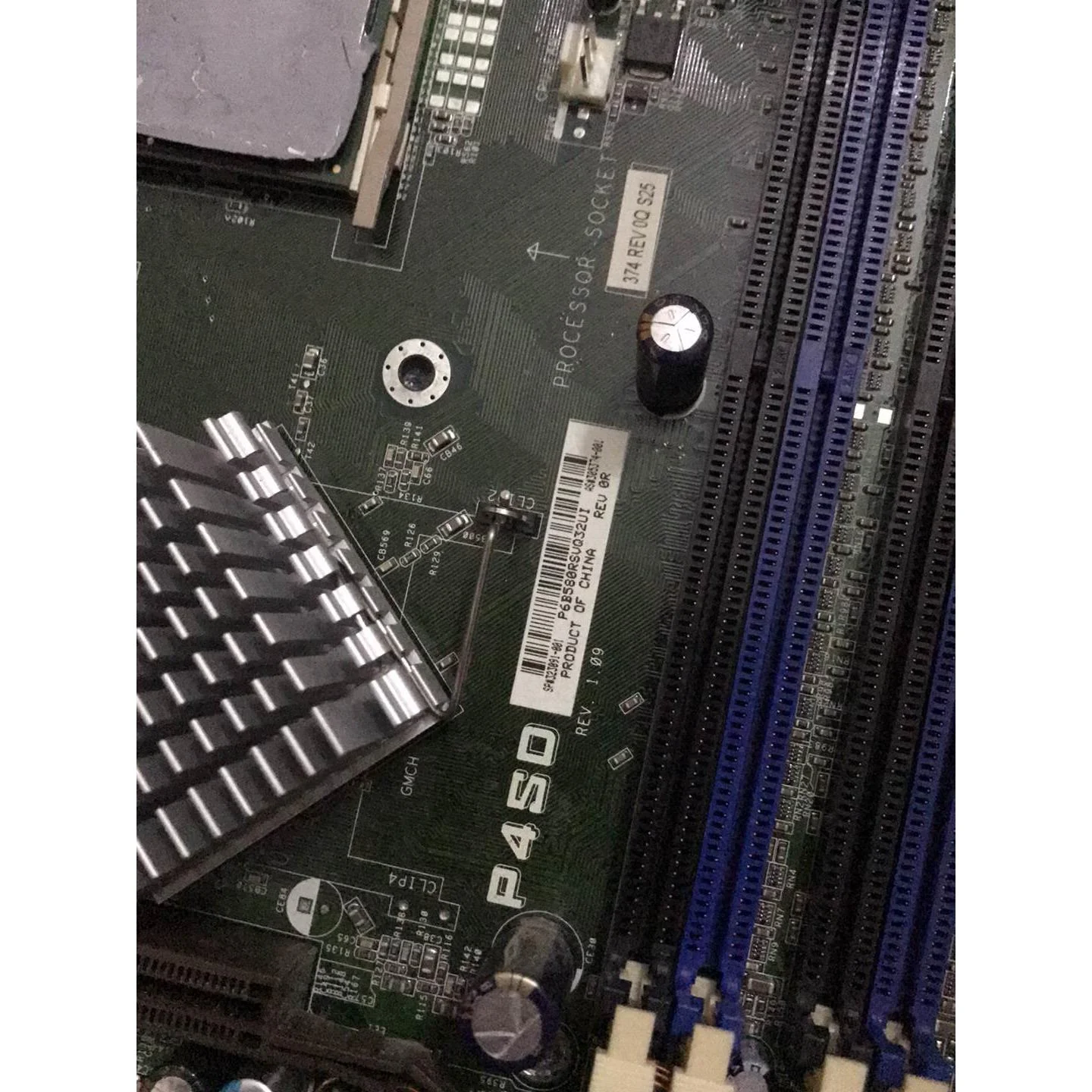 非标价工业主板P4S0，374 REV 0Q S25 带cpu内存议价