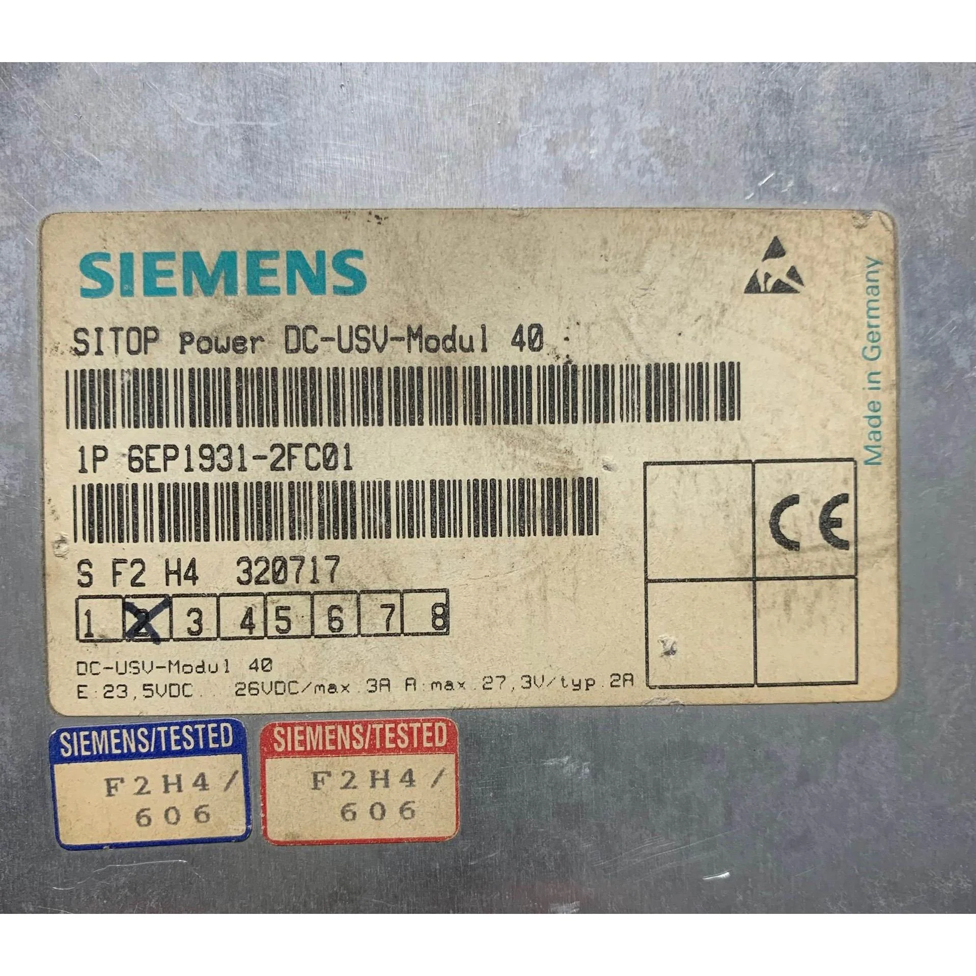 非标价95成新正品6EP1931-2FC01 SITOP DC-U议价