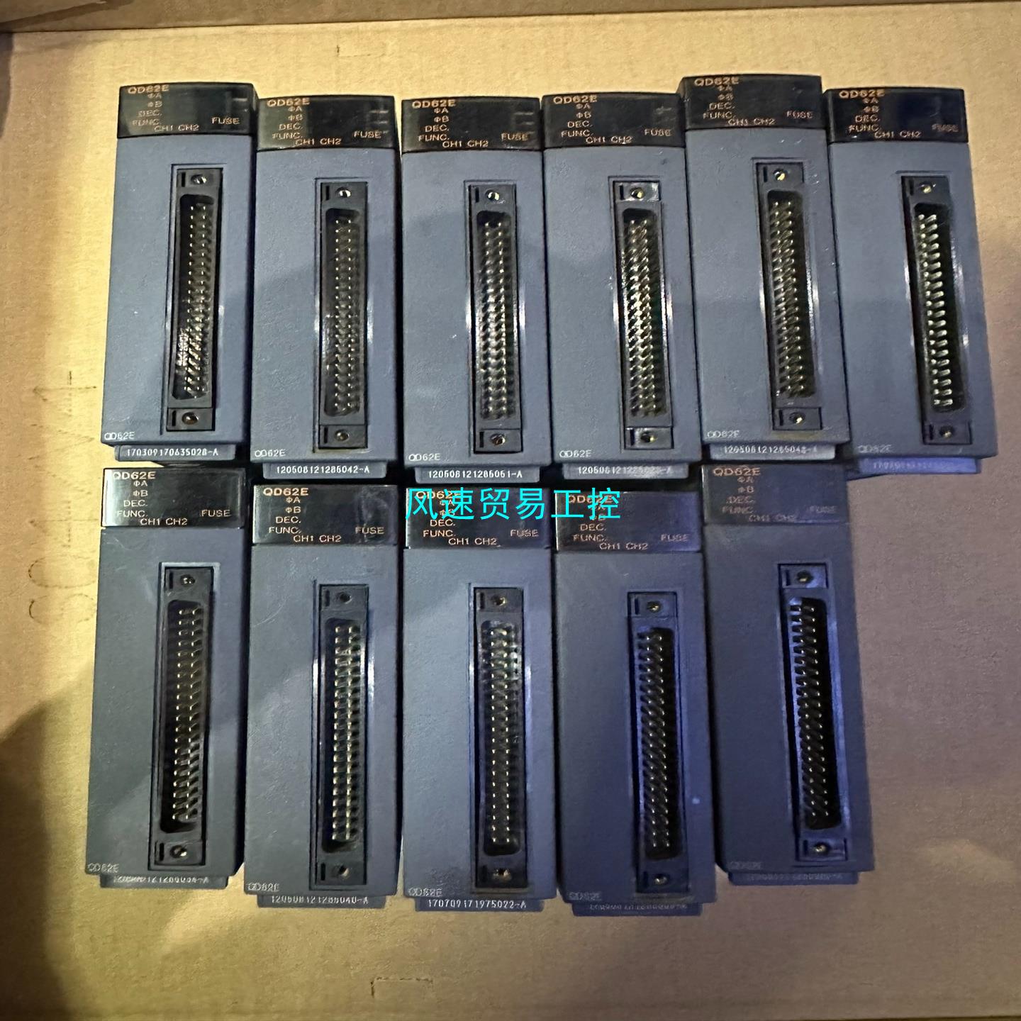 非标价三菱Q系列PLC QD62E 拆机成色漂亮高速计数模块功议价