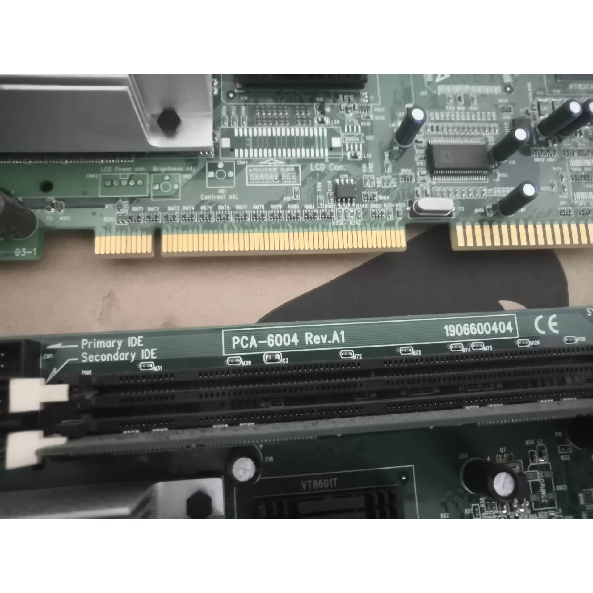 非标价PCA-6004 REV. A1工控机拆机主板，2片打包出，议价