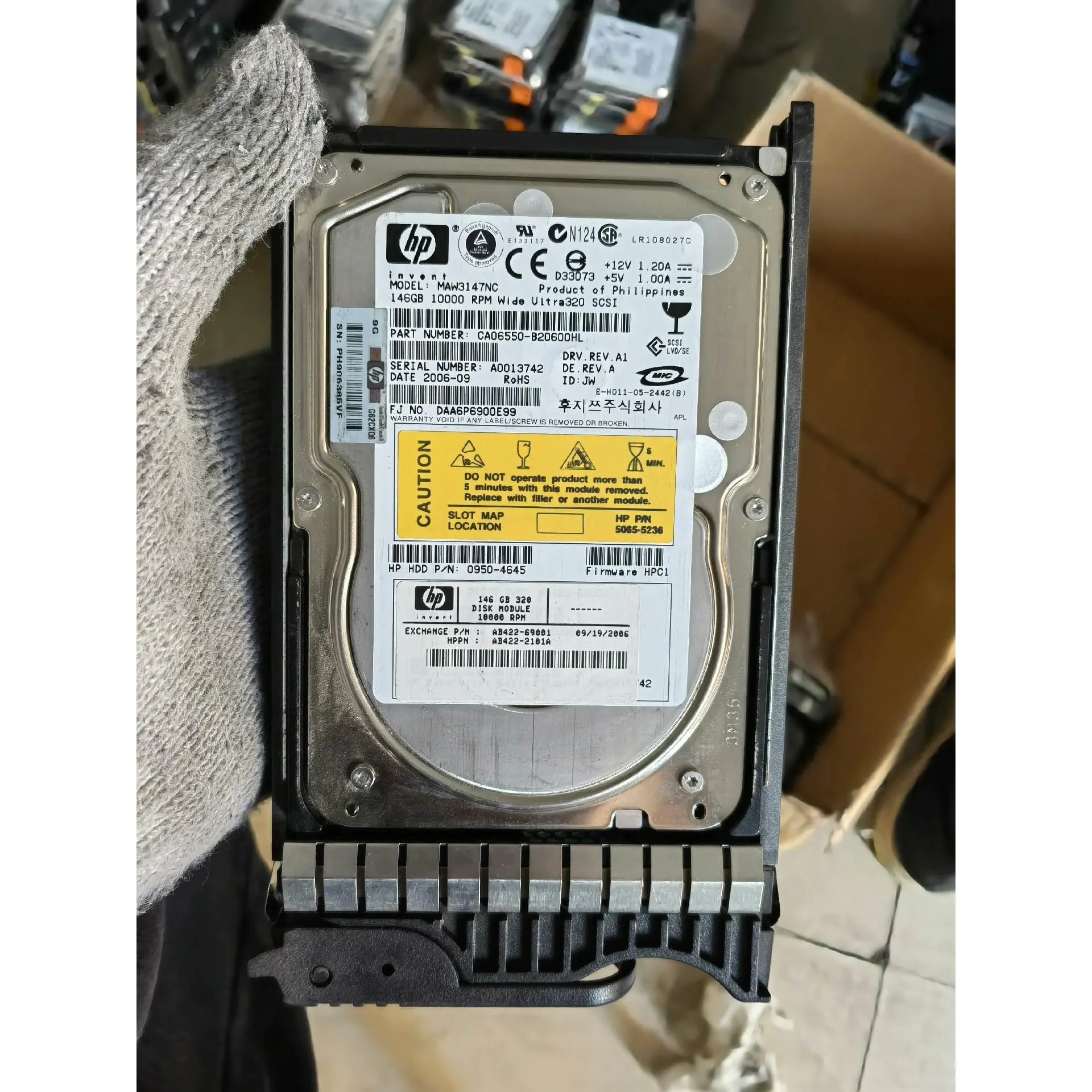 非标价HP AB422A 146G 10K U320 SCSI硬盘议价