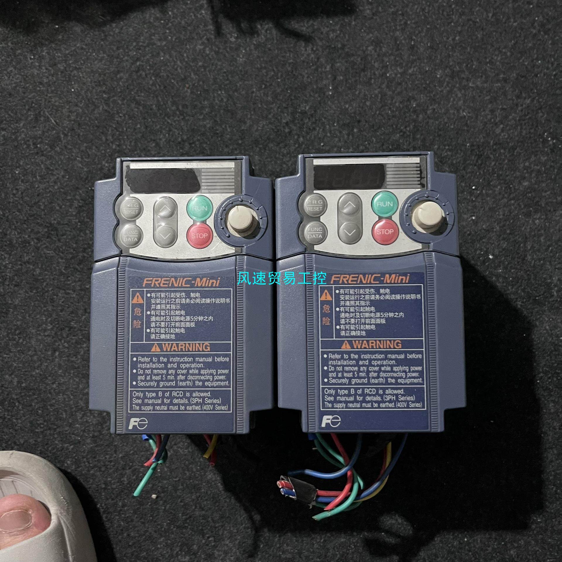 非标价拆机9新富士C1S变频器04KW220VFRN0 4议价