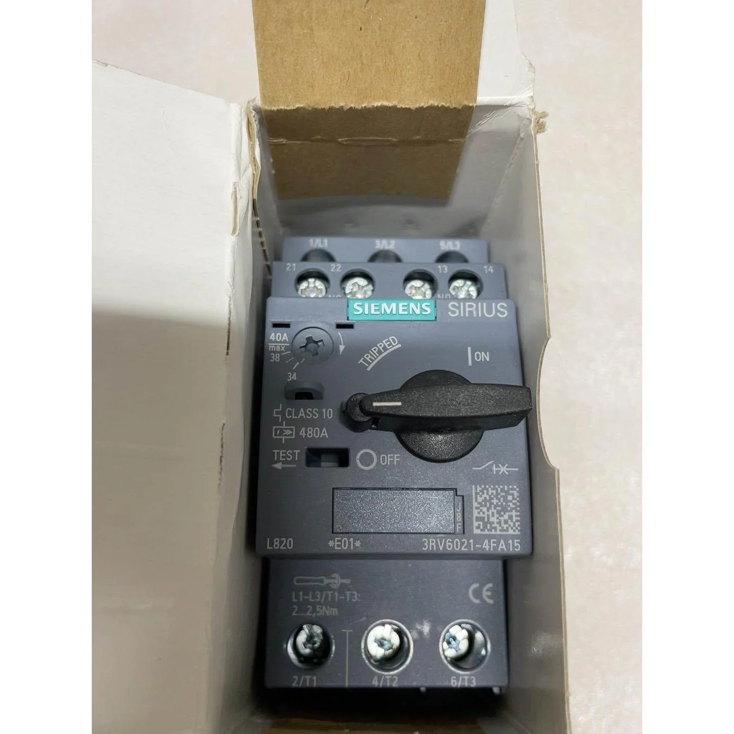 非标价西门子马达断路器 3RV6021-4FA10 3RV议价