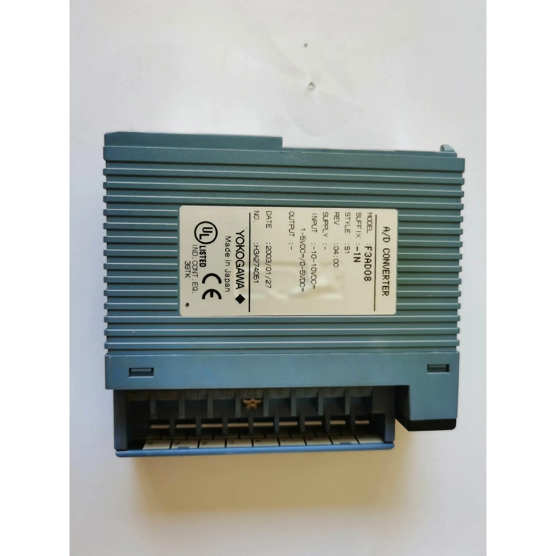 非标价横河PLC模块 F3AD08-1N 4只 拆机件 功能议价