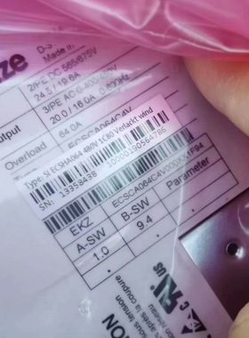 非标价伦茨变频器 Lenze ECSCA064C 最新版本，全新原议价