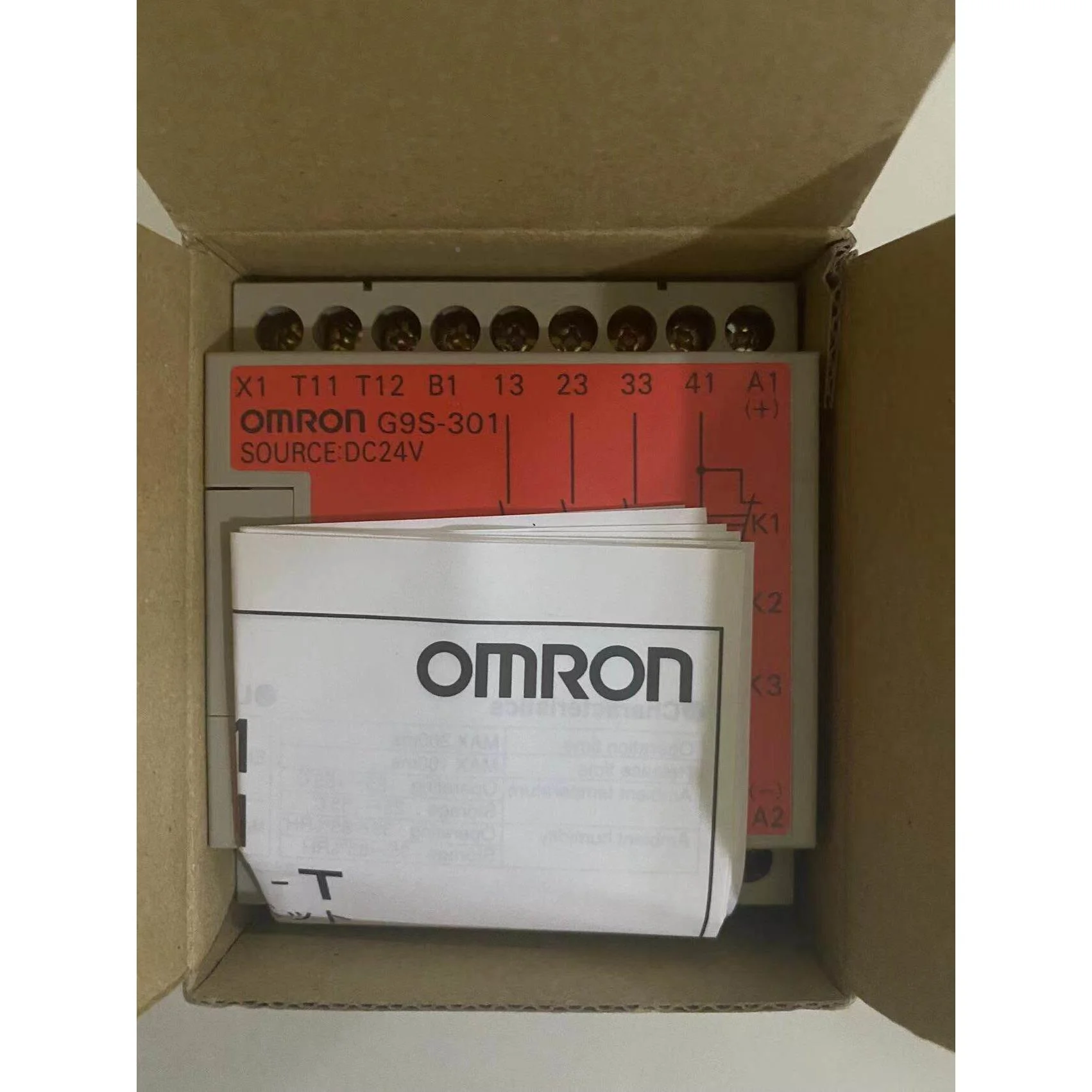 非标价欧姆龙安全继电器G9S-301 DC24V，全新原装，日本产议价