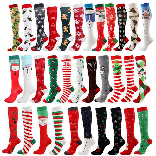 sports compression socks Halloween pressure Christmas socks