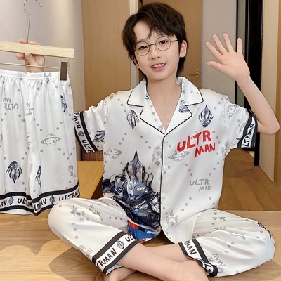 2025新款儿童冰丝家居服套装