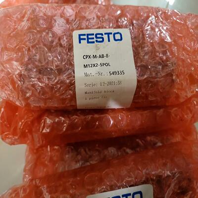 全新费斯托气路板模块 CPX-M-AB-8-M12X2-5P