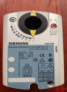 【非标价】SIEMENS西门子风阀执行器GDB136.1E。