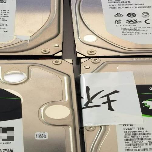 出5个希捷6T坏道盘ST6000NM021A企业机械硬盘-3