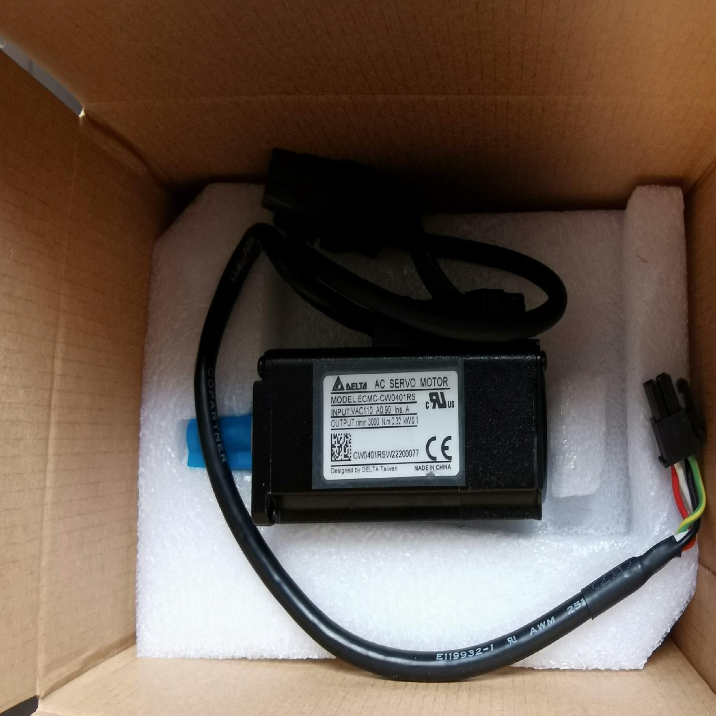 台达电机ECM-A3H-CY0401RS1，保全新原装正品。